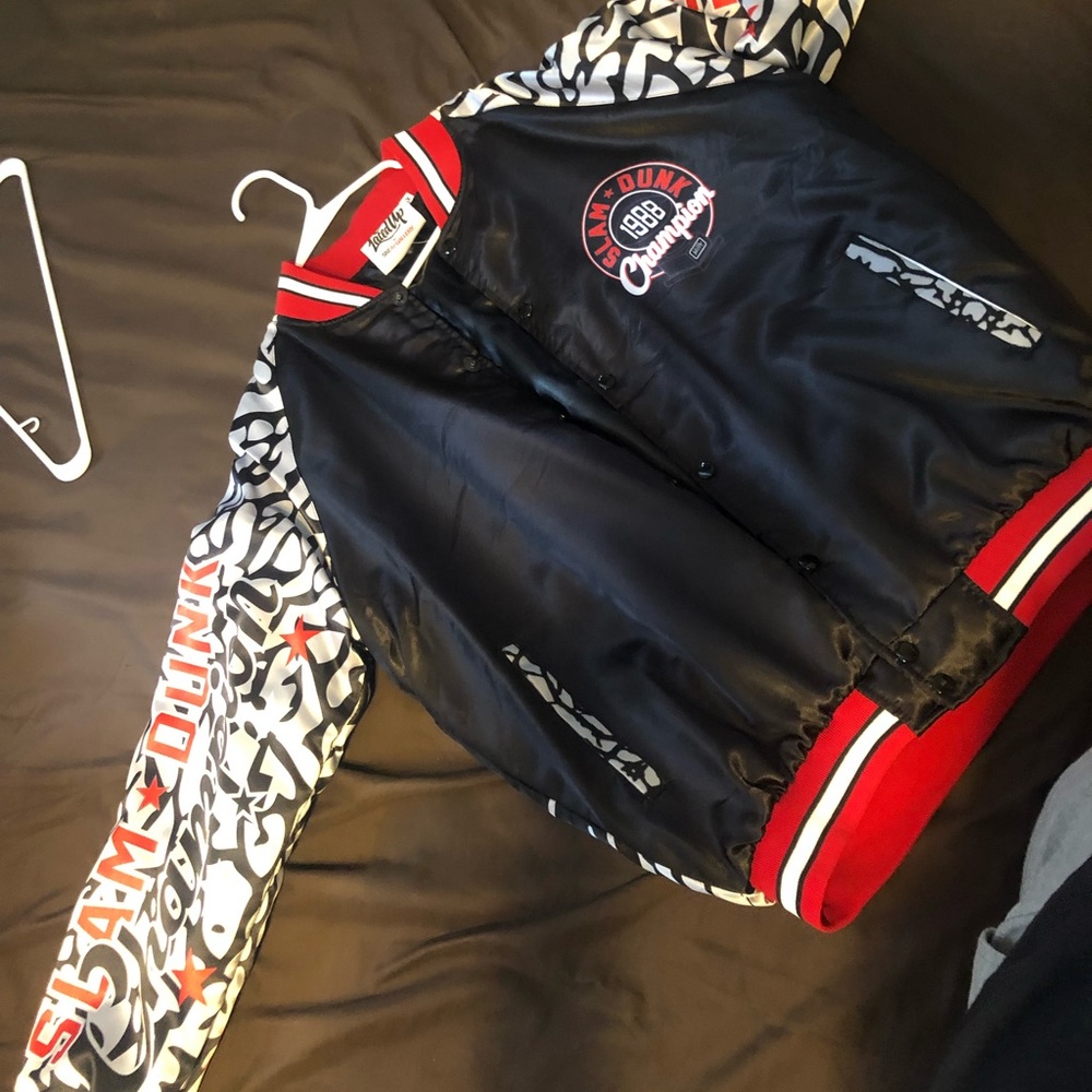 Black and Red Varsity Jacket